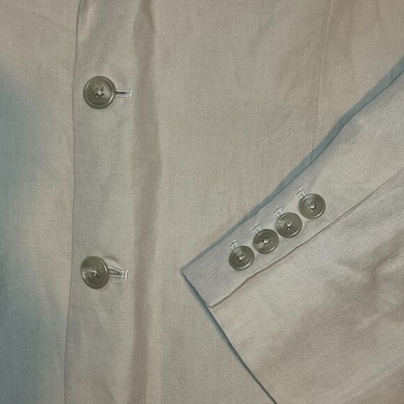 Calvin Klein Blazer Sports Coat Suit Jacket Linen Professional Preppy Size XL - Picture 2 of 12